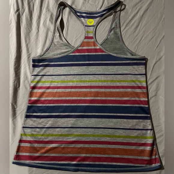 Roxy:Women's Multicolor Striped Sleeveless Top:Size Medium🌟Like New🌟 - Picture 2 of 5